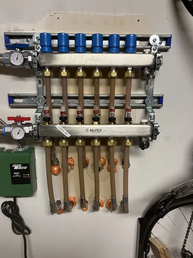 Plumber performing Leak Detection at a residential property in Meadow Lakes